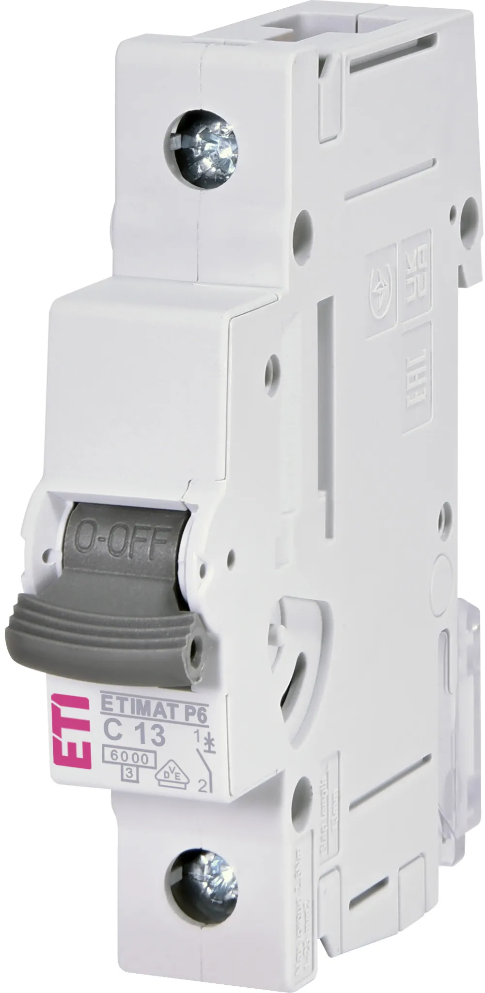 Protectie si comutatie - Siguranta automata MCB 13A 1P Curba C 6kA ETI