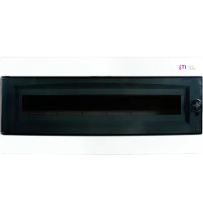 Tablouri electrice - Tablou sigurante 1x24 module aparent IP40 ETI usa transparenta 63A