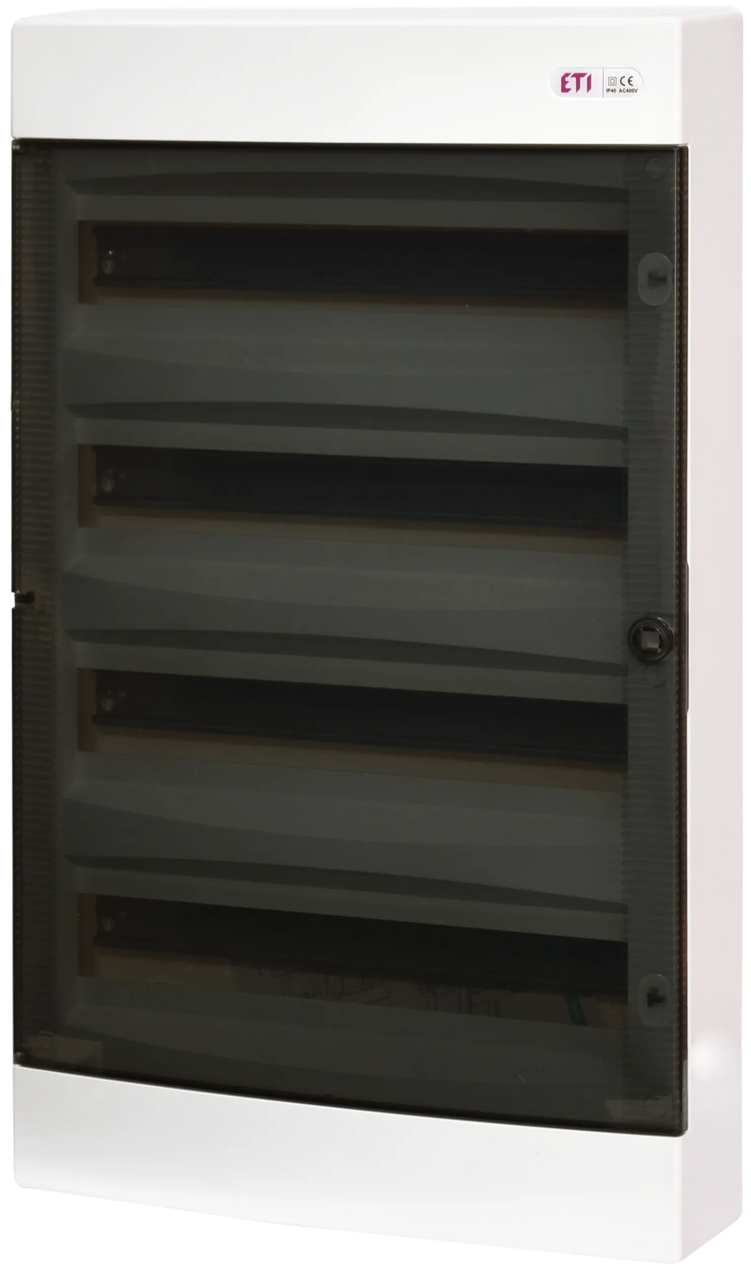 Tablouri electrice - Tablou sigurante 4x18 module aparent IP40 ETI usa transparenta 63A
