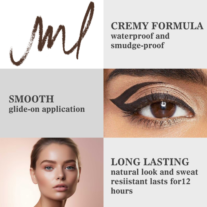 Creion ochi waterproof Deep Brown [6]