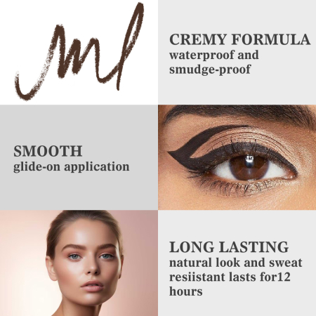 Creion ochi waterproof Deep Brown [5]