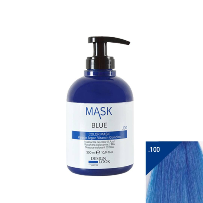 Masca coloranta pentru par Design Look - 300 ml - ALBASTRĂ [2]