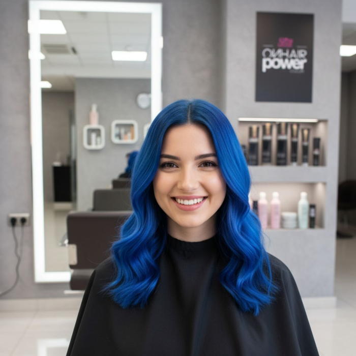 ON HAIR POWER - Shot - Vopsea de păr 100 ml - BLUE [2]