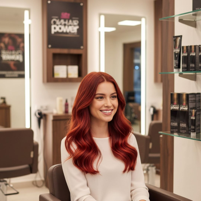 ON HAIR POWER - Shot - Vopsea de păr 100 ml - RED [2]