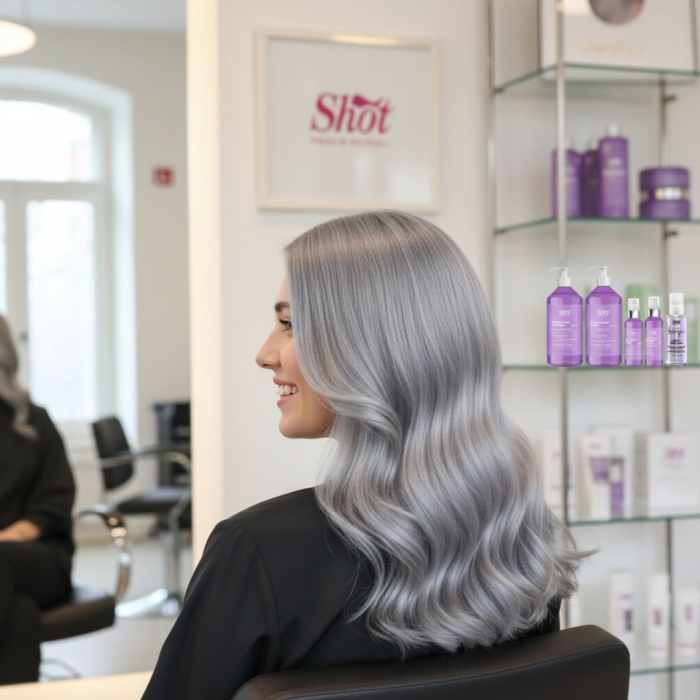 ON HAIR POWER - Shot - Vopsea de păr 100 ml - SILVER [2]