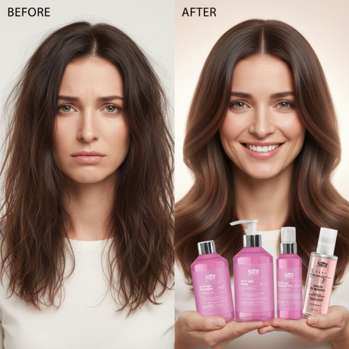 Set mic tratament pentru hidratarea parului ANTIAGE - NEW EDITION [2]