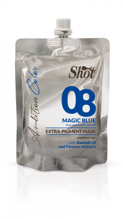 SHOT - Mască colorantă EXTRA PIGMENT 200 ml - 08 MAGIC BLUE [4]