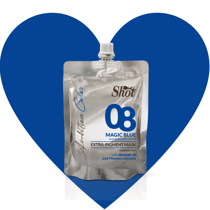 SHOT - Mască colorantă EXTRA PIGMENT 200 ml - 08 MAGIC BLUE [2]