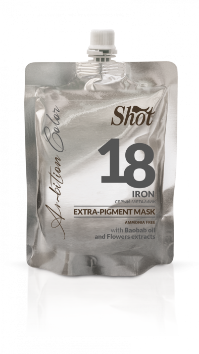 SHOT - Mască colorantă EXTRA PIGMENT 200 ml - 18 IRON [2]