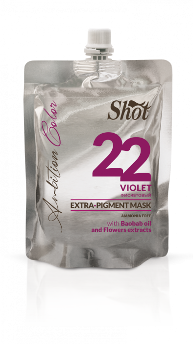 SHOT - Mască colorantă EXTRA PIGMENT 200 ml - 22 VIOLET [3]