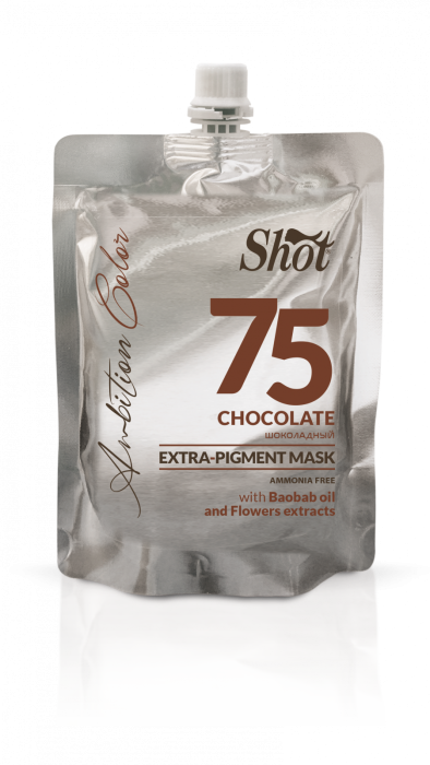 SHOT - Mască colorantă EXTRA PIGMENT 200 ml - 25 CHOCOLATE [2]