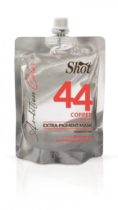 SHOT - Mască colorantă EXTRA PIGMENT 200 ml - 44 COPPER [4]
