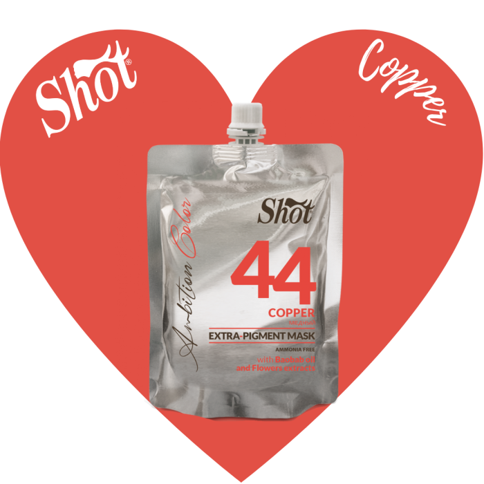 SHOT - Mască colorantă EXTRA PIGMENT 200 ml - 44 COPPER [2]