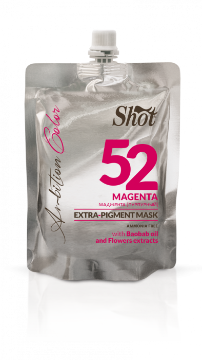 SHOT - Mască colorantă EXTRA PIGMENT 200 ml - 52 MAGENTA [2]