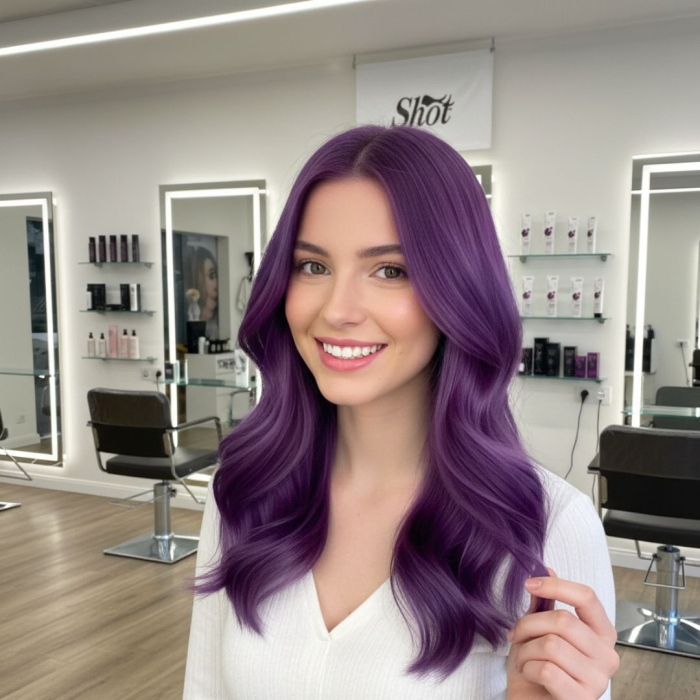 SHOT - Vopsea profesionala BLEACH & COLOR 80 ml - PURPLE [2]