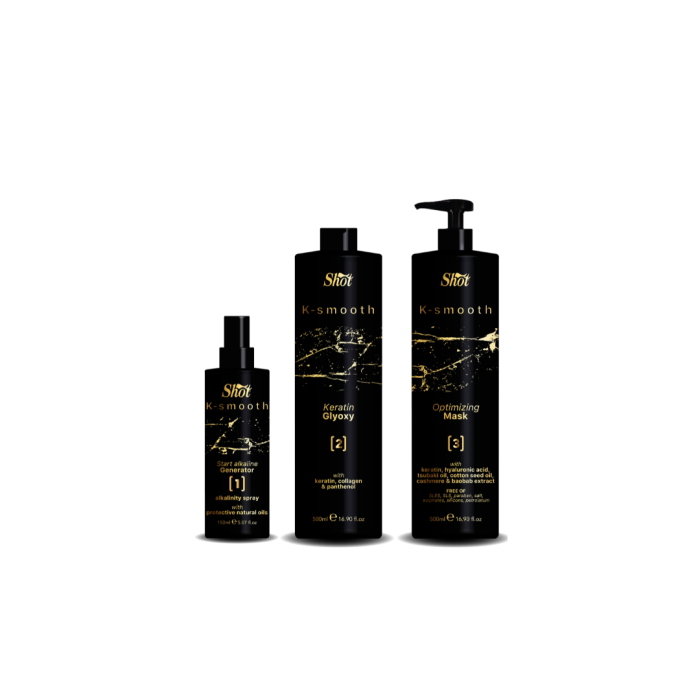 Tratament de indreptarea parului - K-Smooth Shot - set 3 produse - EXCLUSIV PENTRU SALON [4]
