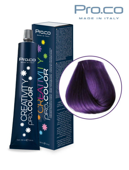 Vopsea păr directă CREATIVITY PRO.COLOR 100 ml - VIOLET [2]