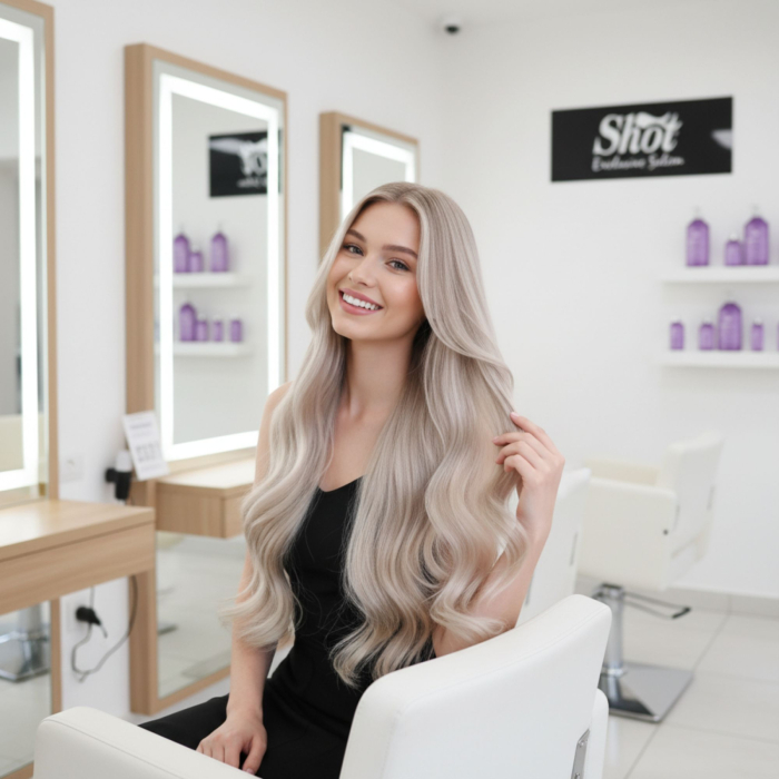 Vopsea profesionala pentru par 100 ml - SHOT - BTB BLOND -E10.1 [2]