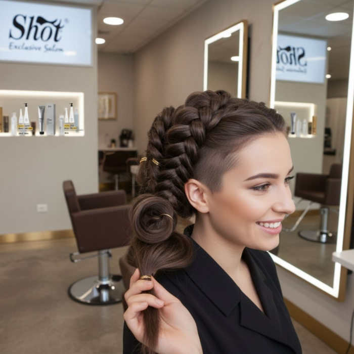 Vopsea profesionala pentru par 100 ml - SHOT - BTB COLORED - 4.81 [2]