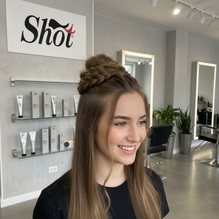 Vopsea profesionala pentru par 100 ml - SHOT - BTB COLORED - 5.1 [2]