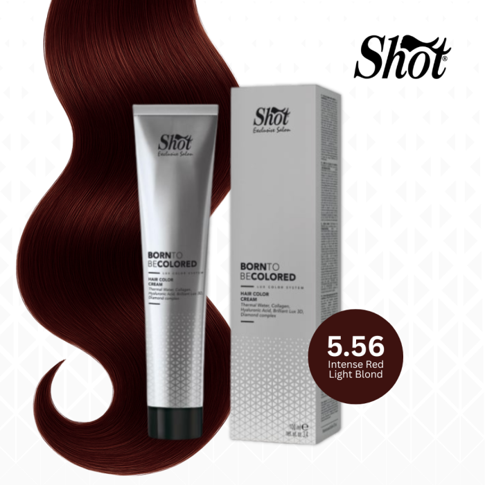 Vopsea profesionala pentru par 100 ml - SHOT - BTB COLORED - 5.56 [1]