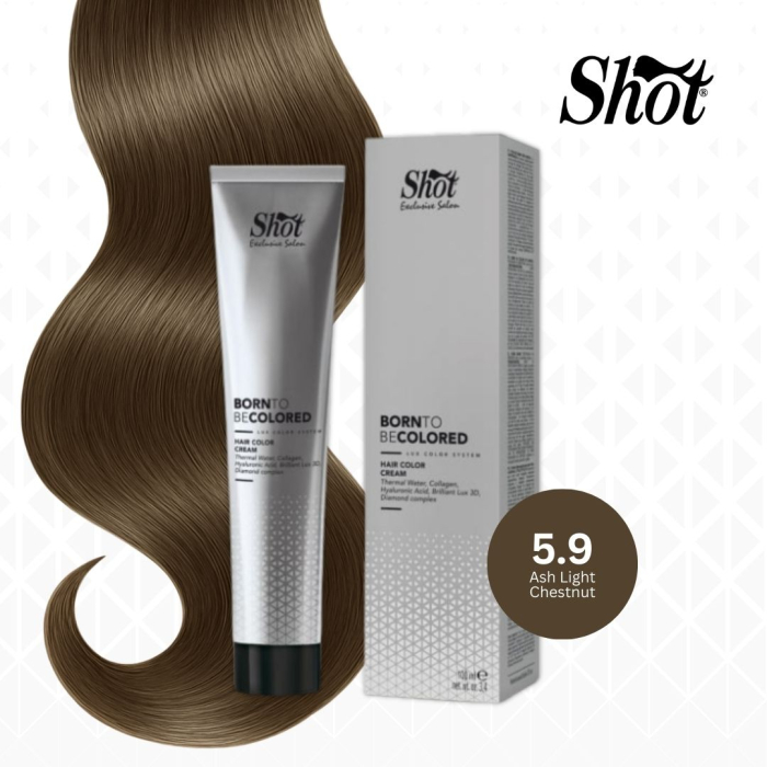 Vopsea profesionala pentru par 100 ml - SHOT - BTB COLORED - 5.9 [1]