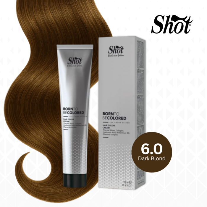 Vopsea profesionala pentru par 100 ml - SHOT - BTB COLORED - 6.0 [1]