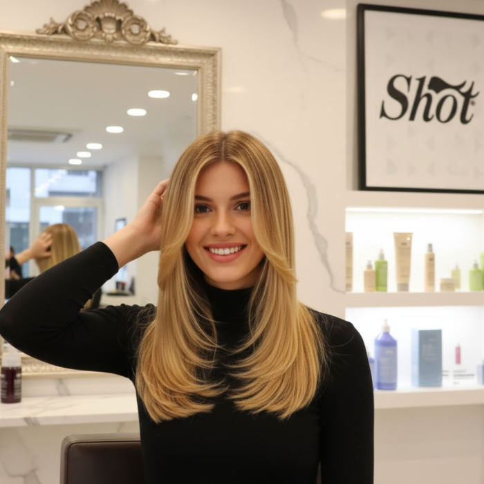 Vopsea profesionala pentru par 100 ml - SHOT - BTB COLORED - 7.0 [2]