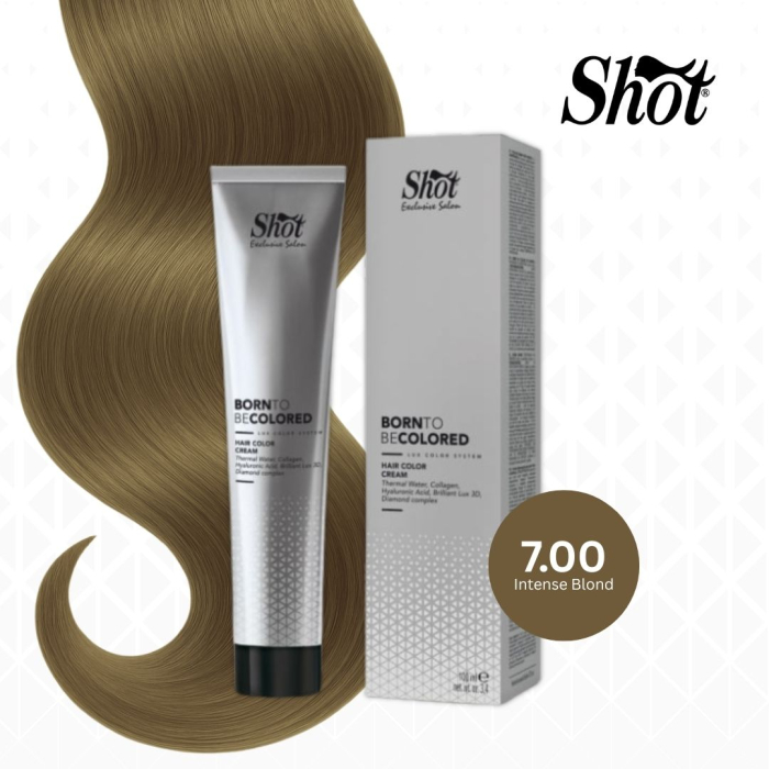 Vopsea profesionala pentru par 100 ml - SHOT - BTB COLORED - 7.00 [1]