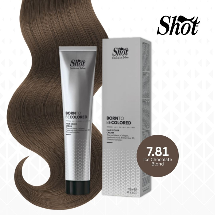 Vopsea profesionala pentru par 100 ml - SHOT - BTB COLORED - 7.81 [1]