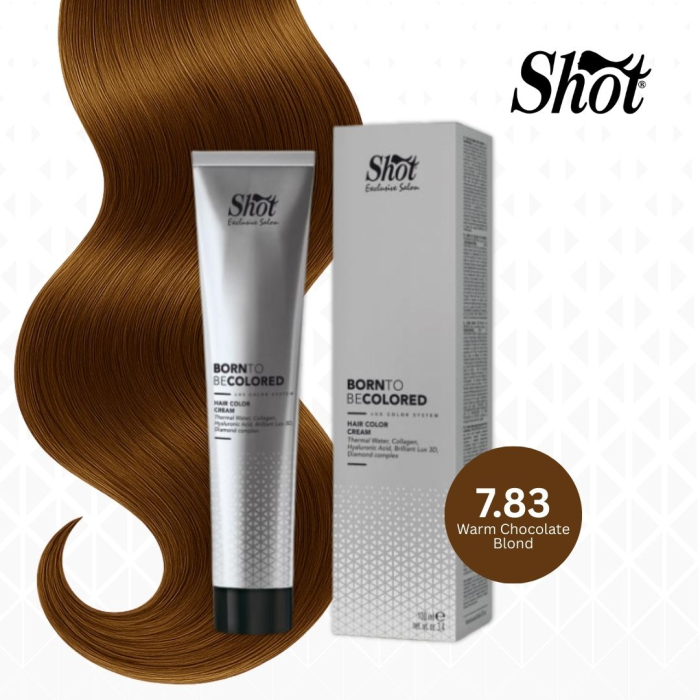 Vopsea profesionala pentru par 100 ml - SHOT - BTB COLORED - 7.83 [1]