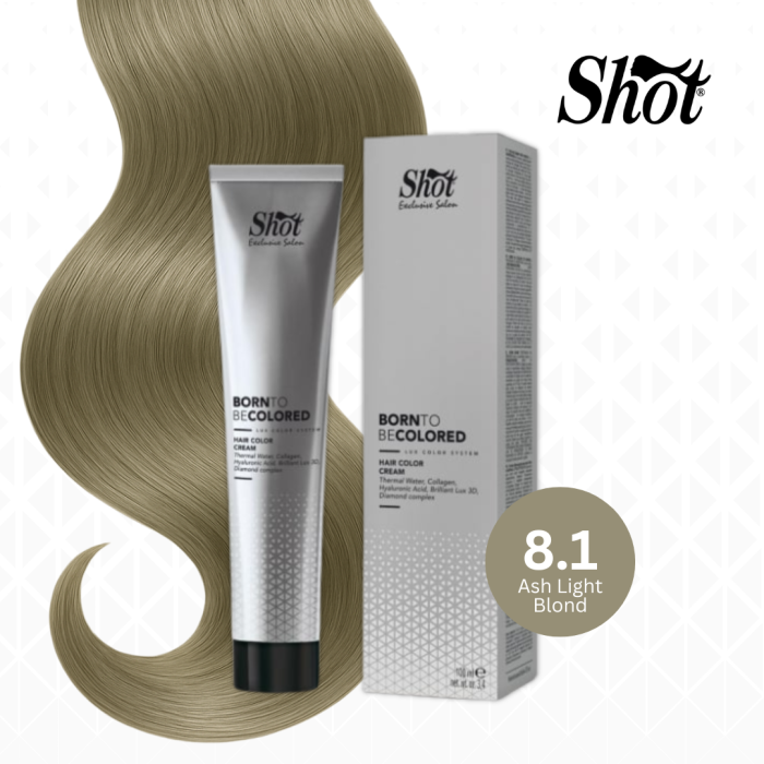Vopsea profesionala pentru par 100 ml - SHOT - BTB COLORED - 8.1 [1]