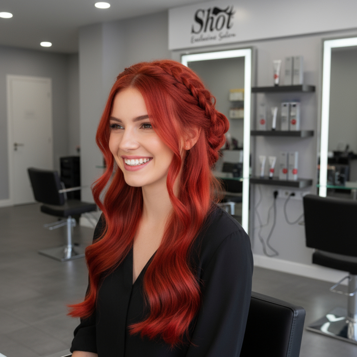 Vopsea profesionala pentru par 100 ml - SHOT - BTB COLORED - 8.66 [2]