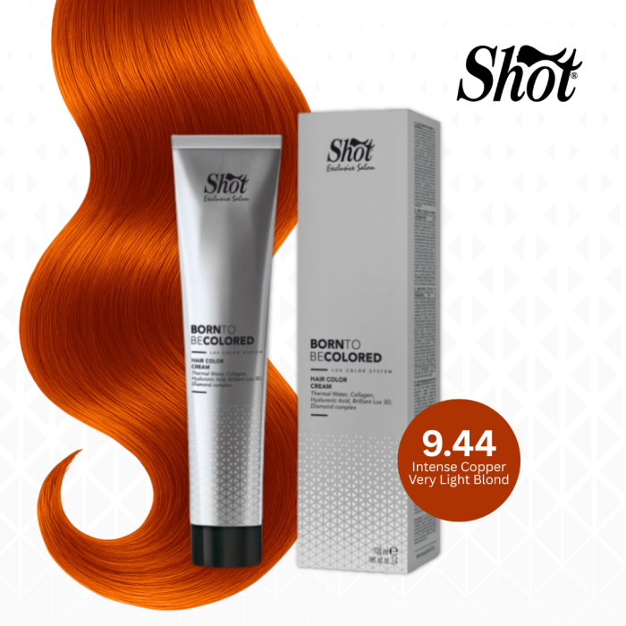 Vopsea profesionala pentru par 100 ml - SHOT - BTB COLORED - 9.44 [1]