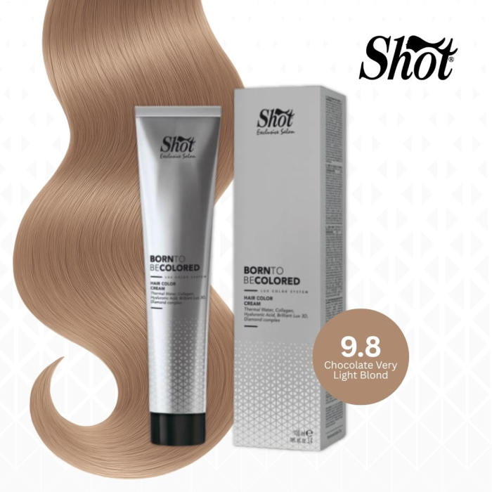 Vopsea profesionala pentru par 100 ml - SHOT - BTB COLORED - 9.8 [1]