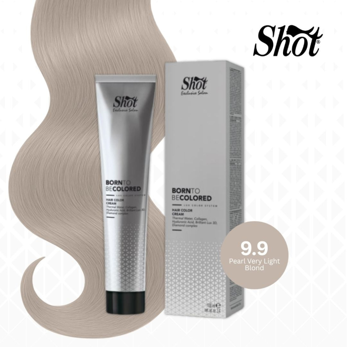 Vopsea profesionala pentru par 100 ml - SHOT - BTB COLORED - 9.9 [1]