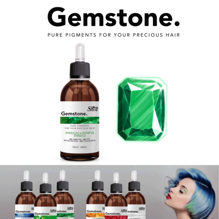 Noutăți - GEMSTONE - Pigment pur lichid 100 ml - Shot - RUBIN