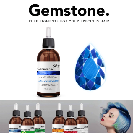 Noutăți - GEMSTONE - Pigment pur lichid 100 ml - Shot - SAPHIR