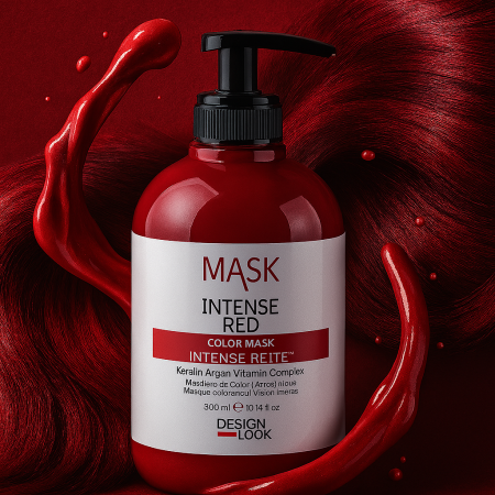 Noutăți - Masca coloranta pentru par Design Look - 300 ml - ROSU