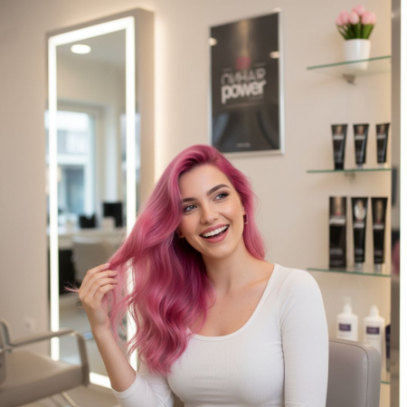 ON HAIR POWER - Shot - Vopsea de păr 100 ml - PINK [1]