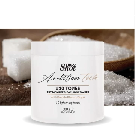 Pudra decolorantă 10 TONURI - Shot - Sugar & Plex - cutie 500g [1]