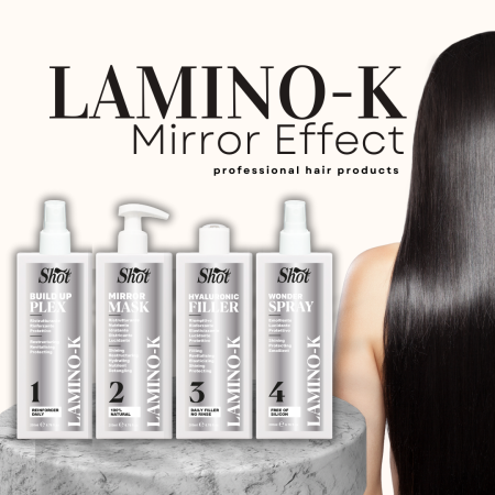 Promotii - Set complet tratament laminare par LAMINOK - Shot: PASUL 1 + PASUL 2 + PASUL 3 + PASUL 4