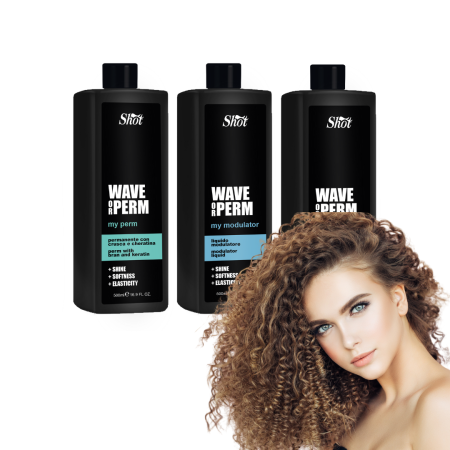 SHOT - Set complet tratament permanent păr WAVE or PERM - Shot (MY PERM + MY MODULATOR + MY FIX)
