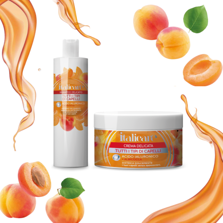 Promotii - Set ingrijire par DELICATE cu CAISE (sampon 300ml + masca 300ml) - ITALICARE