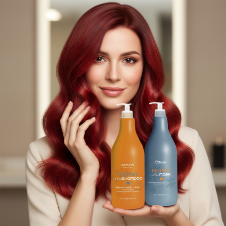 Promotii - Set ingrijire par vopsit KEEPING PRO (sampon 1L + masca 1L) - PRO.CO