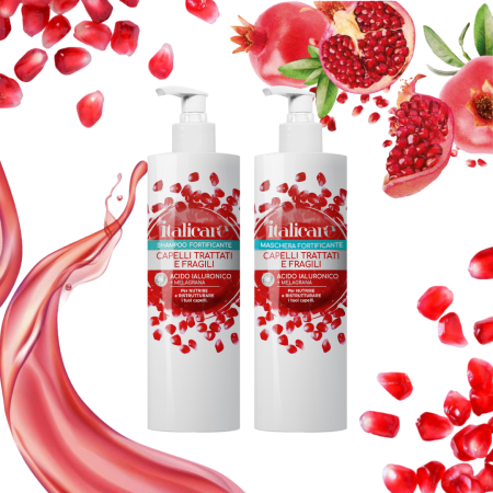 Promotii - Set ingrijire pentru par fragil si tratat chimic cu RODIE (sampon 1000ml + masca 1000ml) - ITALICARE