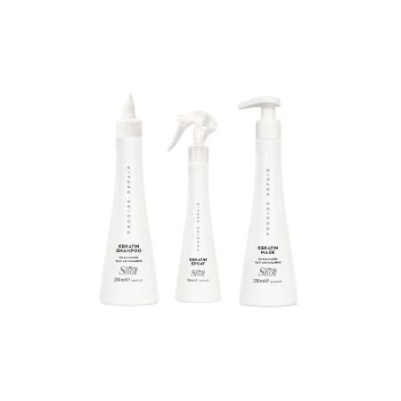 SHOT - Set MIC SALON - KERATIN Shot - tratament intensiv pentru părul distrus  (șampon 250 ml + spray keratină 150 ml + mască 250 ml)
