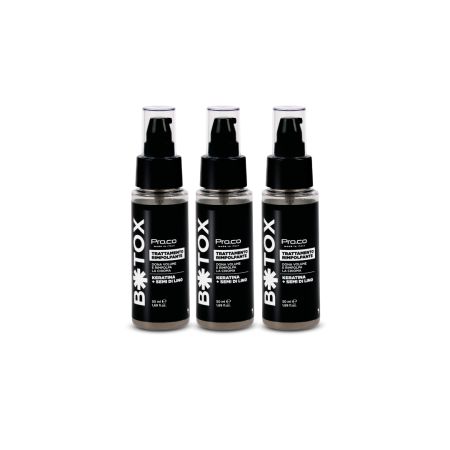 Set tratament regenerare par BotoxEffect - Pro.Co - set BIG (sampon 1L + masca 1L + 3 fiole + lapte) [3]