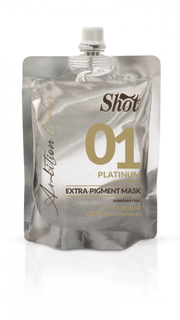 SHOT - Mască colorantă EXTRA PIGMENT 200 ml - 01 PLATINUM [1]