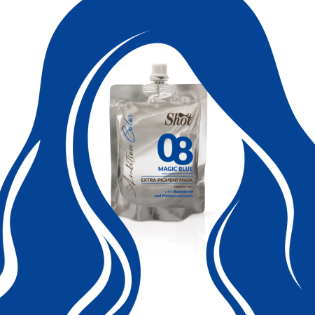 SHOT - Mască colorantă EXTRA PIGMENT 200 ml - 08 MAGIC BLUE [2]